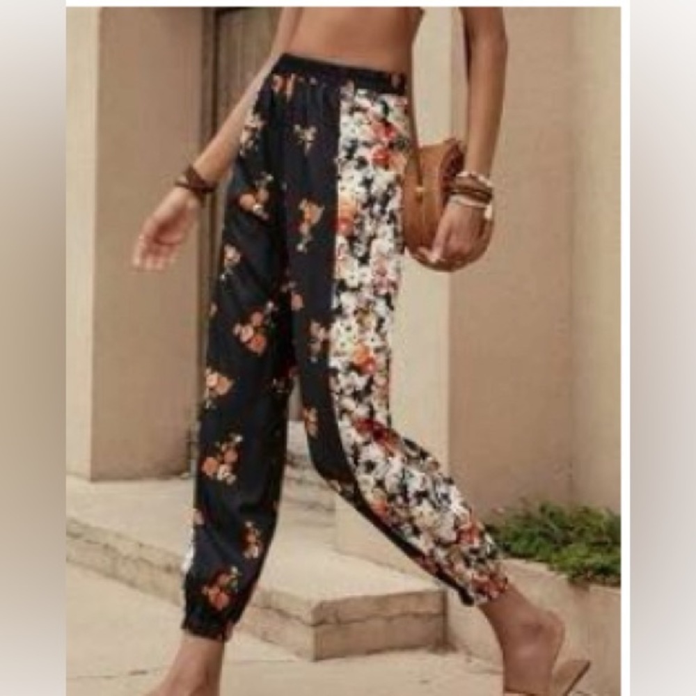 Vici floral joggers